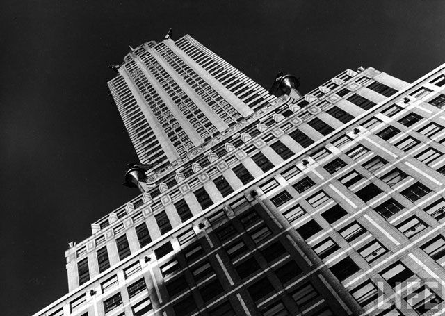"View of the Chrysler Building which housed TIME offices from 1932-1938." 1937